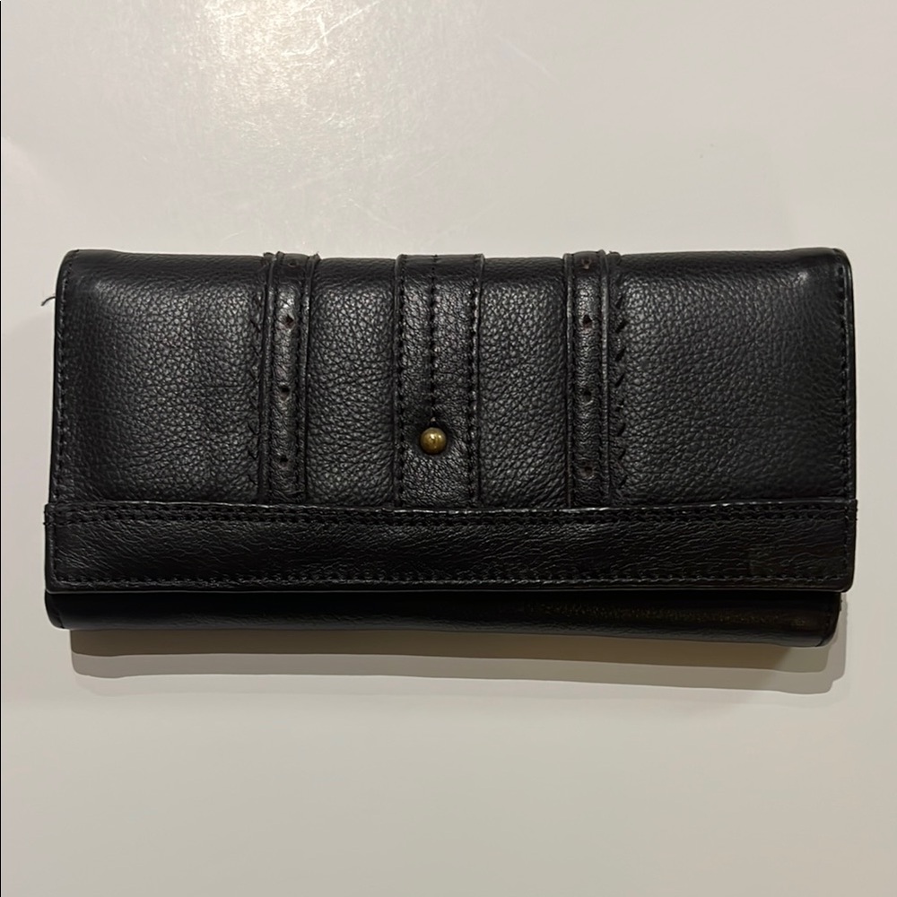 Banana Republic Dark Brown Leather Wallet